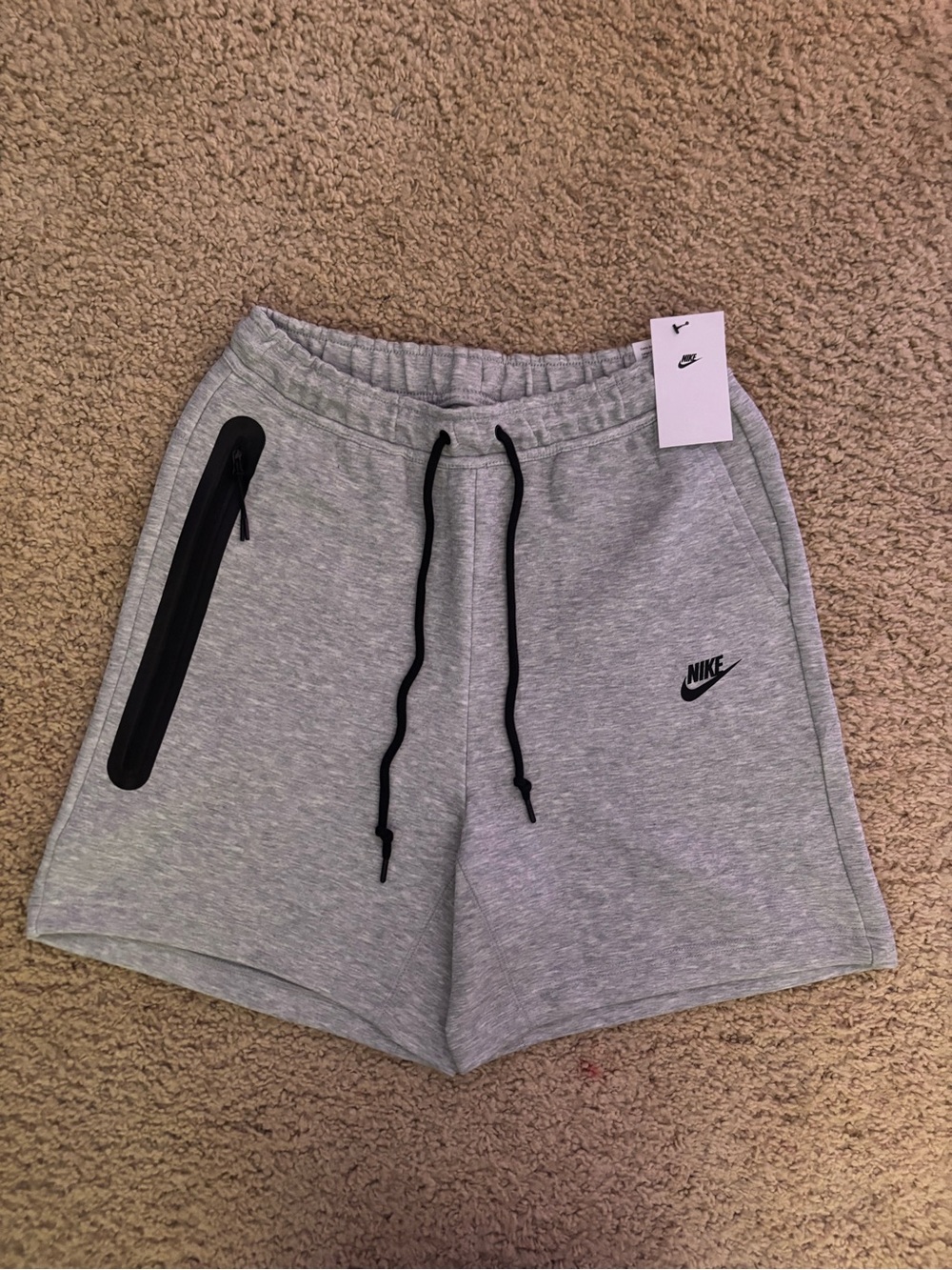 Nike Sportswear Tech Fleece Shorts 'Dark Grey Heather/Black'